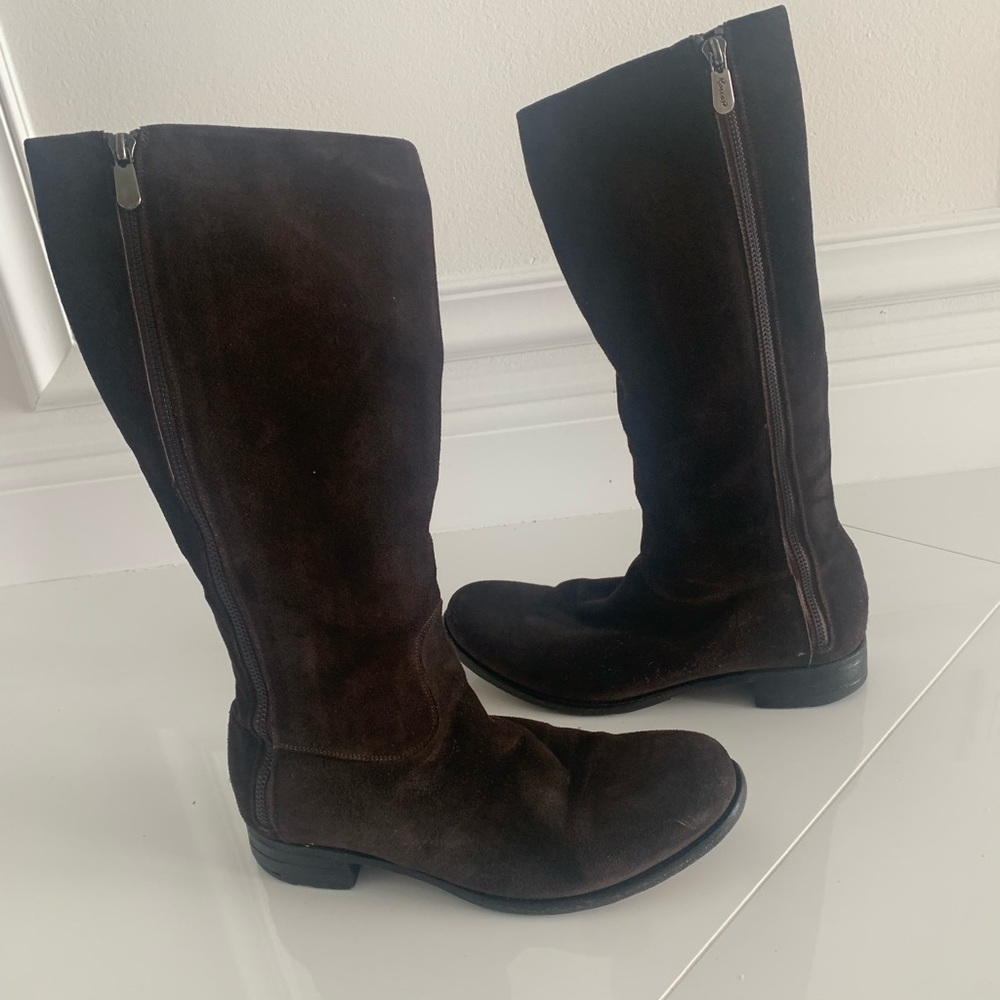 Brown Suede Rocco P. Boots